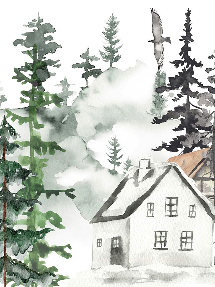 Snow Home art print by Jesse Keith for $57.95 CAD