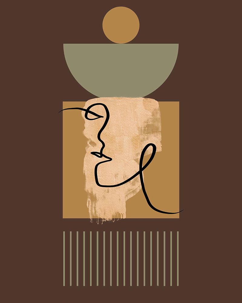 Abstract Taupe art print by Jesse Keith for $57.95 CAD