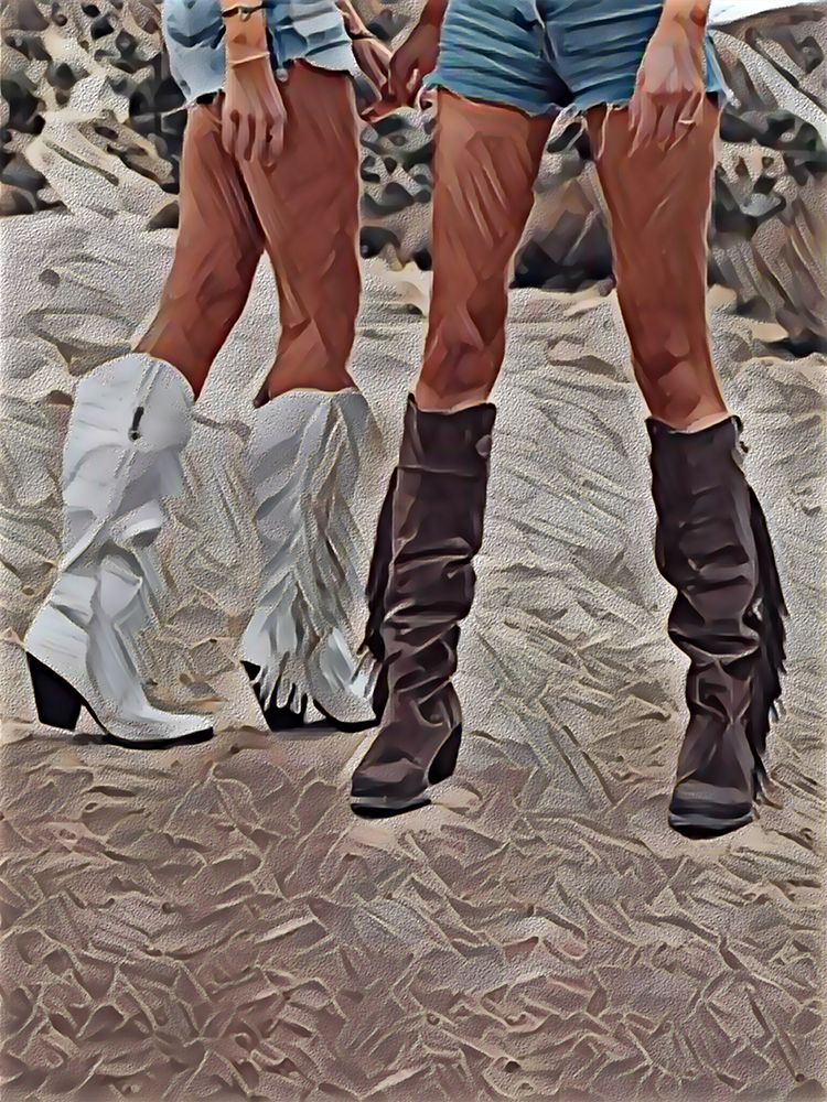 Rodeo Girls art print by Jesse Kieth for $57.95 CAD