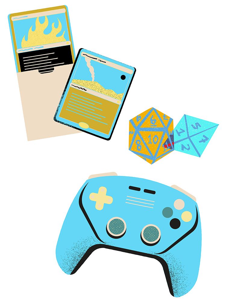 Controller And Games art print by Jesse Keith for $57.95 CAD