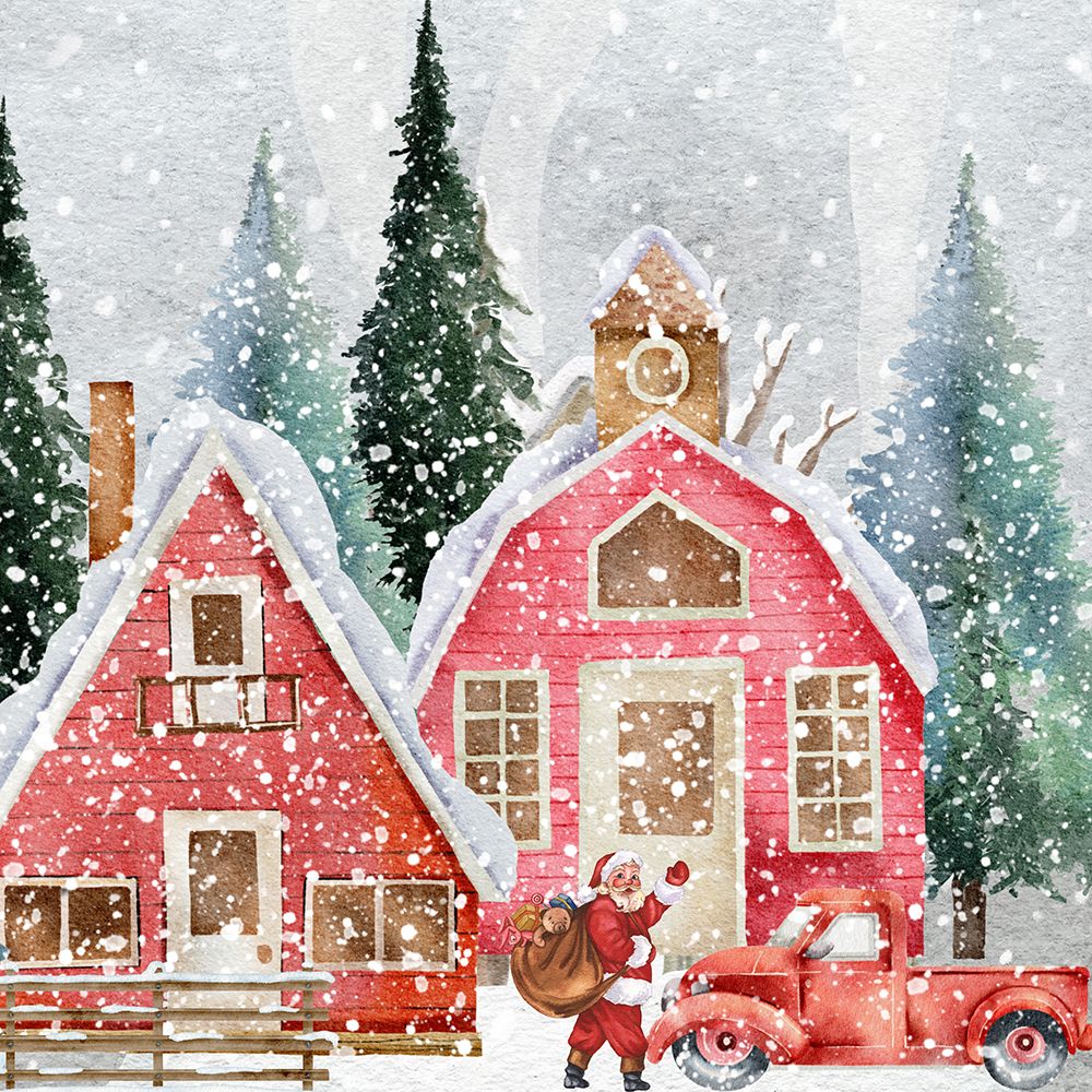 Delivery From Santa art print by Jesse Keith for $57.95 CAD