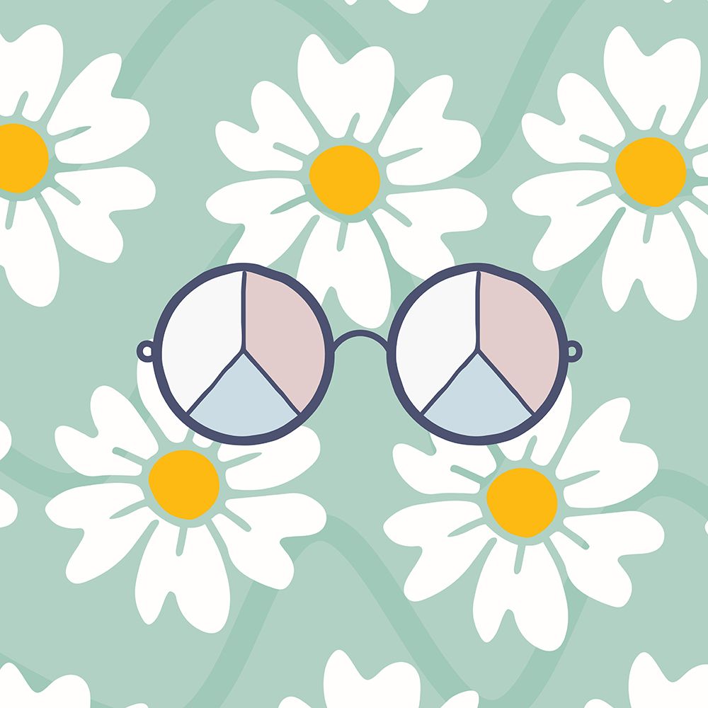 Girls Girls Girls Flower Glasses 3 art print by Jesse Keith for $57.95 CAD