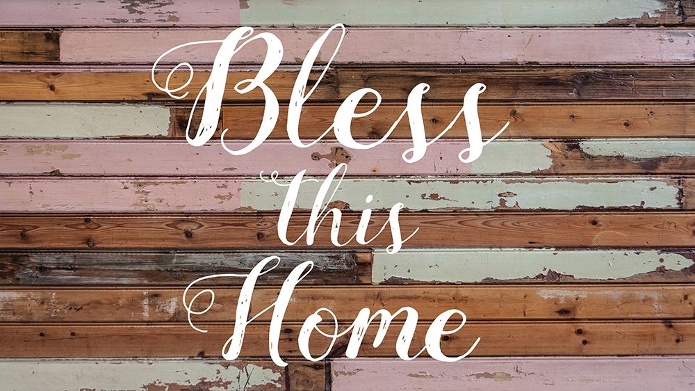 Bless This Home Barnwood art print by Jelena Matic for $57.95 CAD