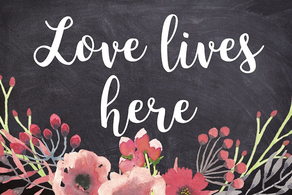 Love Lives Here art print by Jelena Matic for $57.95 CAD