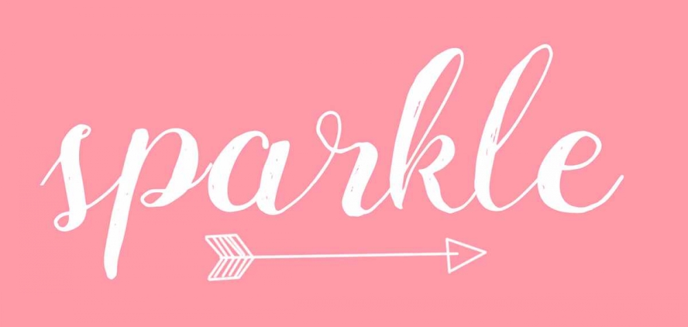 Sparkle Pink Arrow art print by Jelena Matic for $57.95 CAD