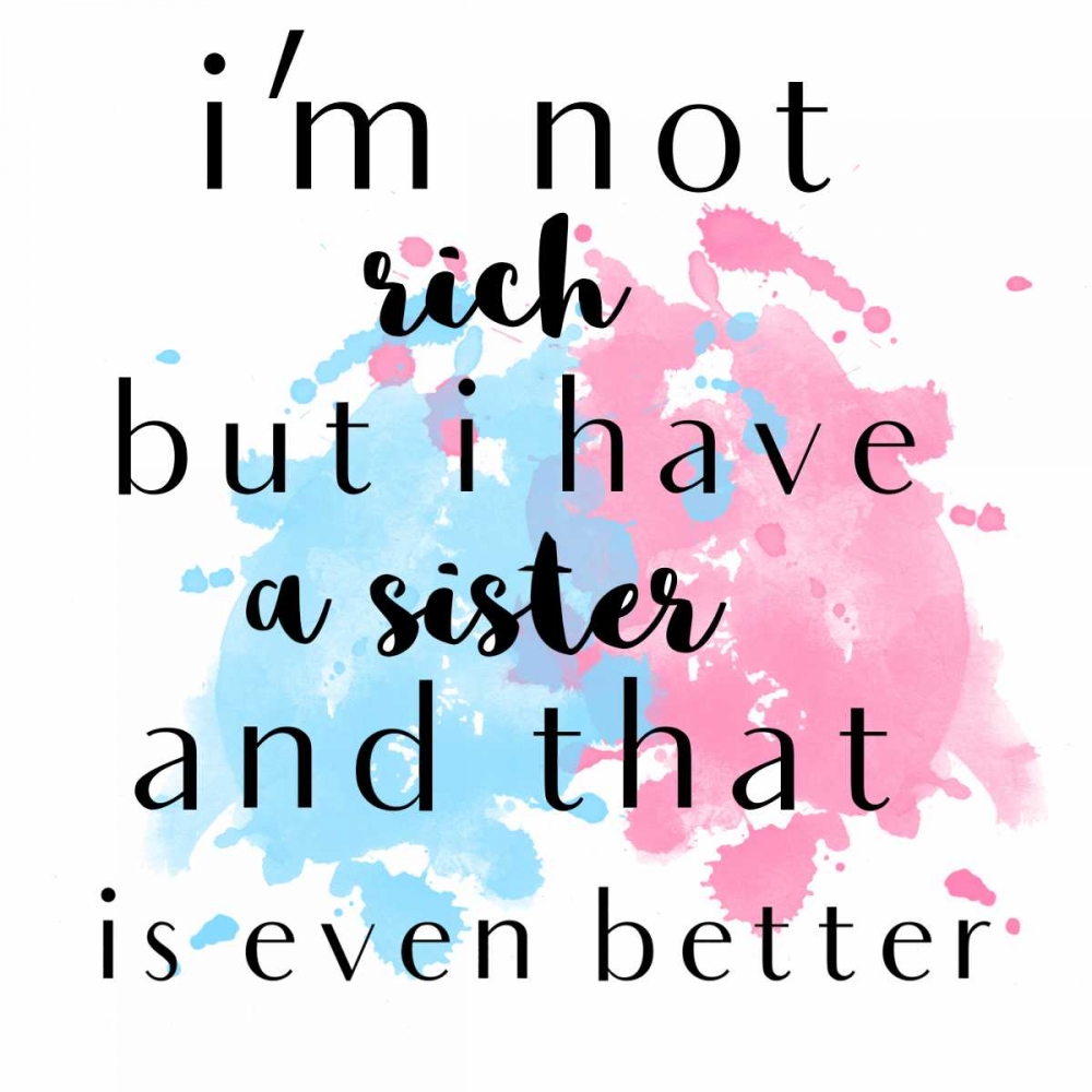Sisters Are Better art print by Jelena Matic for $57.95 CAD