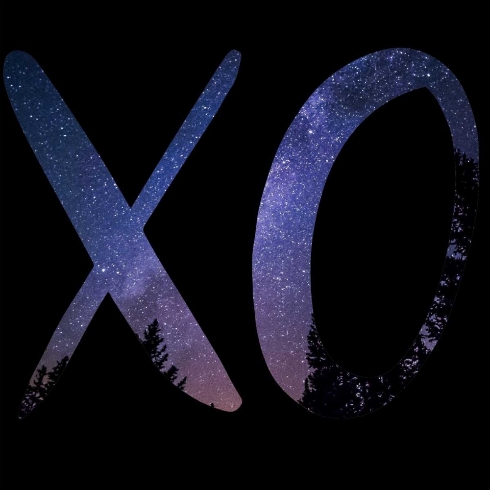 XO Black art print by Jelena Matic for $57.95 CAD