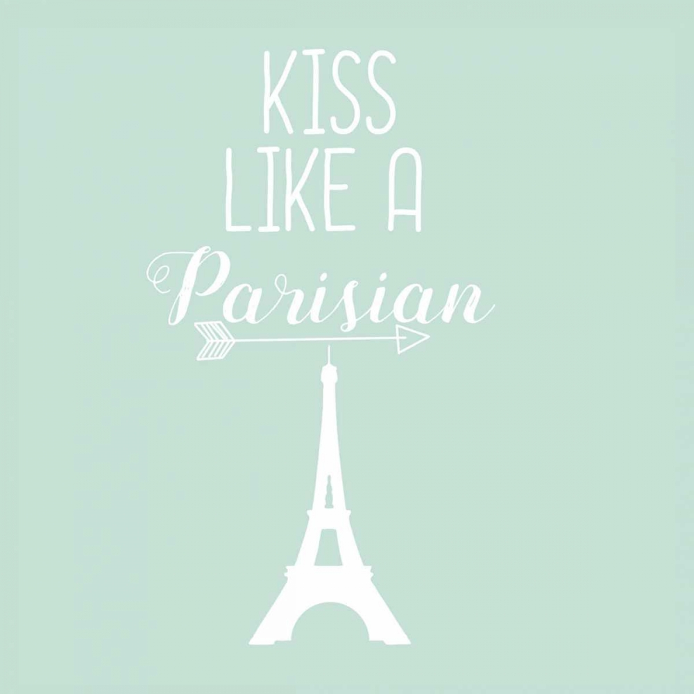 Kiss Like A Parisian art print by Jelena Matic for $57.95 CAD