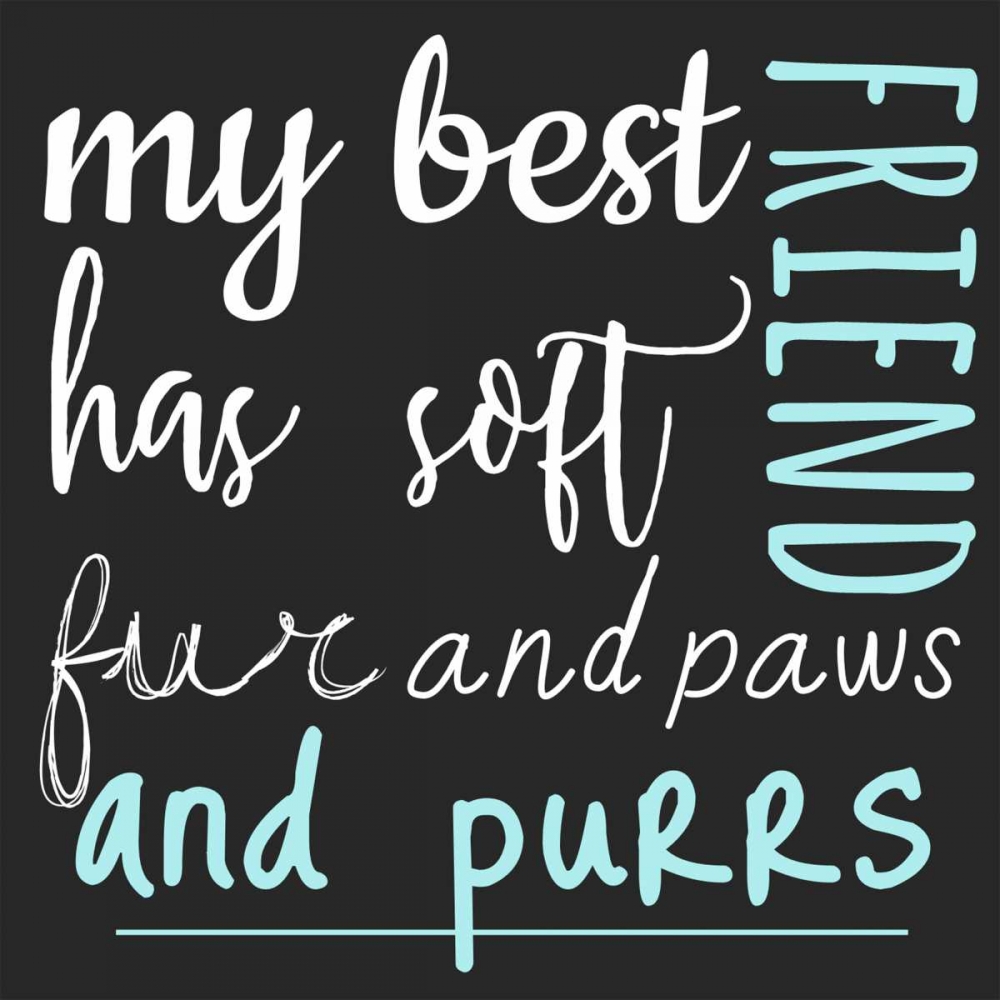 Best Friend Purrs art print by Jelena Matic for $57.95 CAD