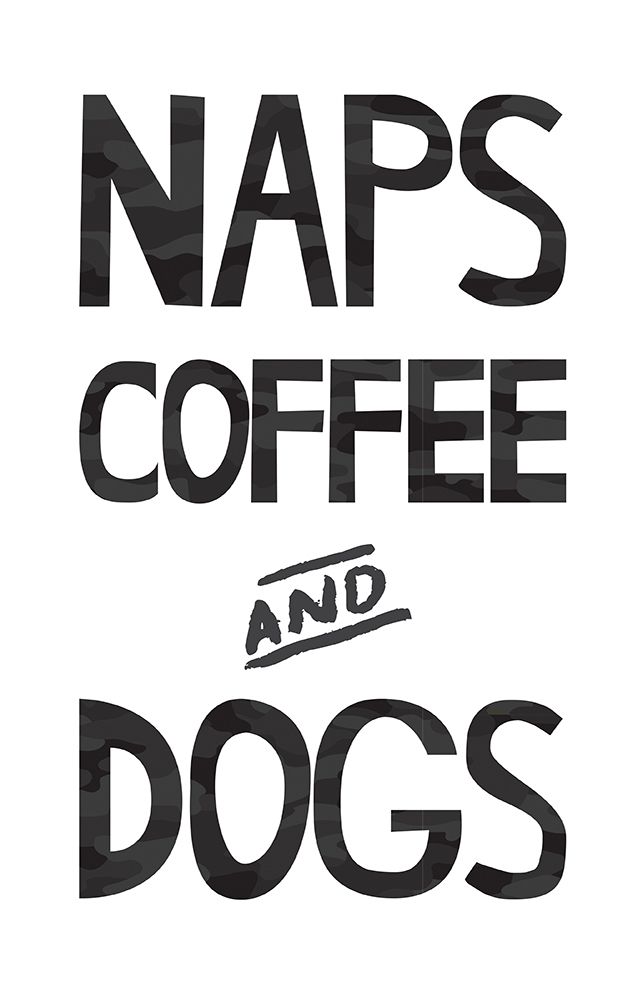 Naps Coffee Dogs 1 art print by Jennifer McCully for $57.95 CAD