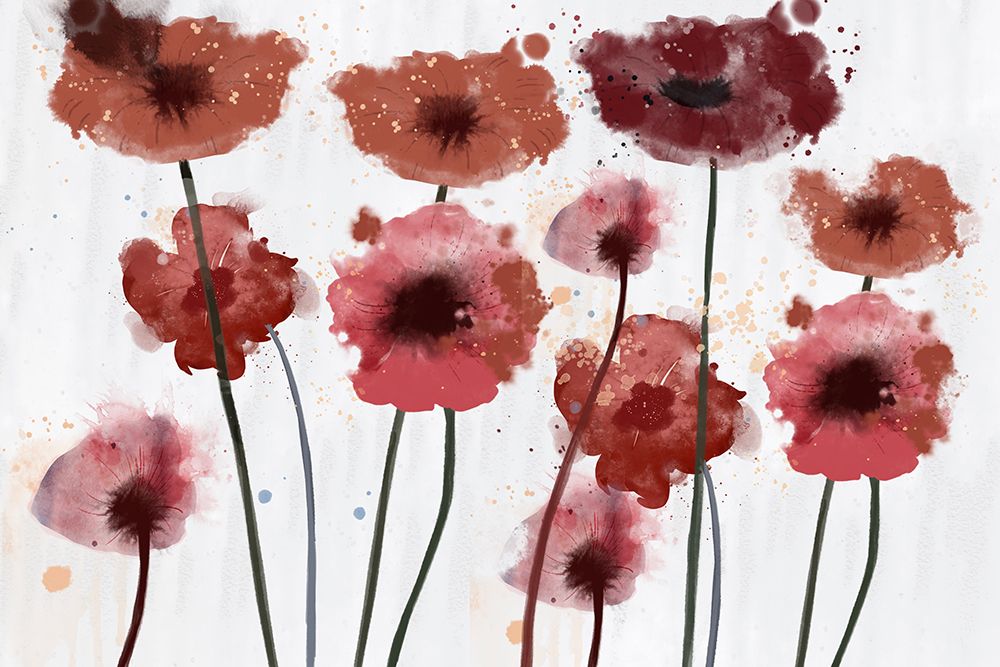 Poppies art print by Juliet Rose Philips for $57.95 CAD