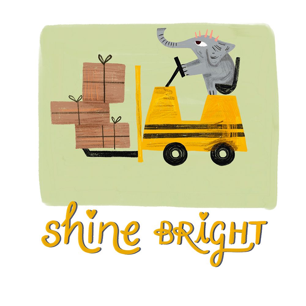 Shine Bright art print by Juliet Rose Philips for $57.95 CAD