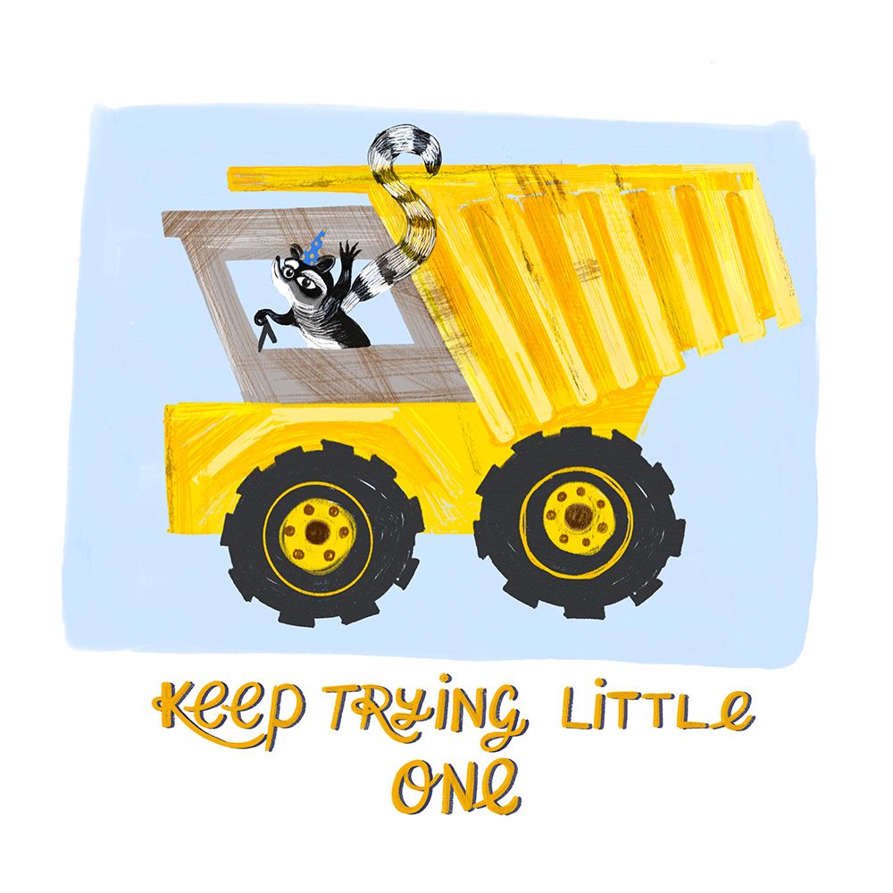 Keep Trying Little One art print by Juliet Rose Philips for $57.95 CAD