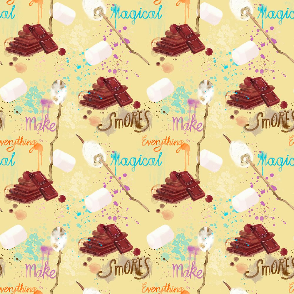 Smores Pattern 4 art print by Juliet Rose Philips for $57.95 CAD