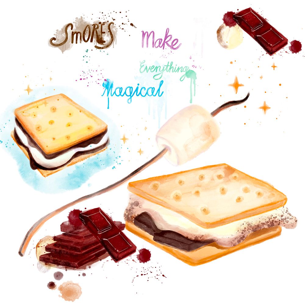 Smores Make Everything Magical art print by Juliet Rose Philips for $57.95 CAD