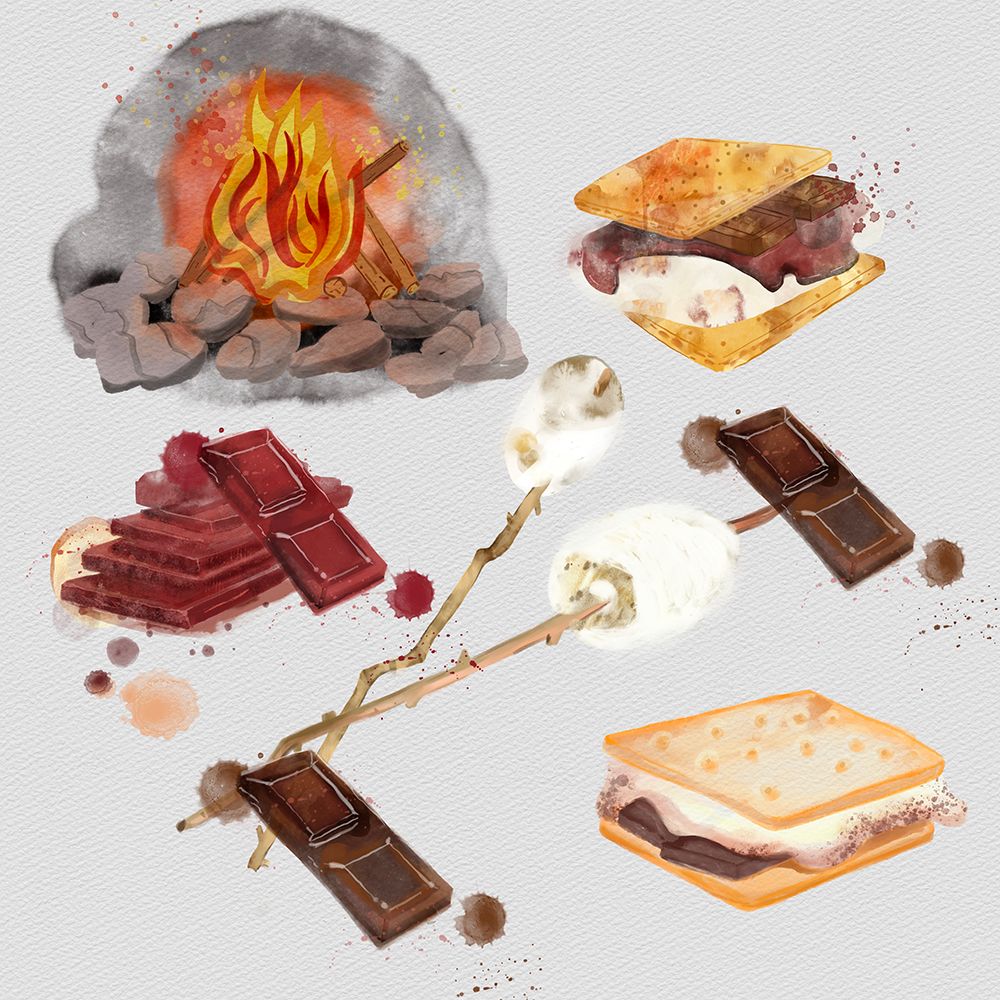 Smores art print by Juliet Rose Philips for $57.95 CAD