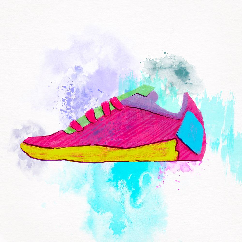 Pop Shoe art print by Juliet Rose Philips for $57.95 CAD
