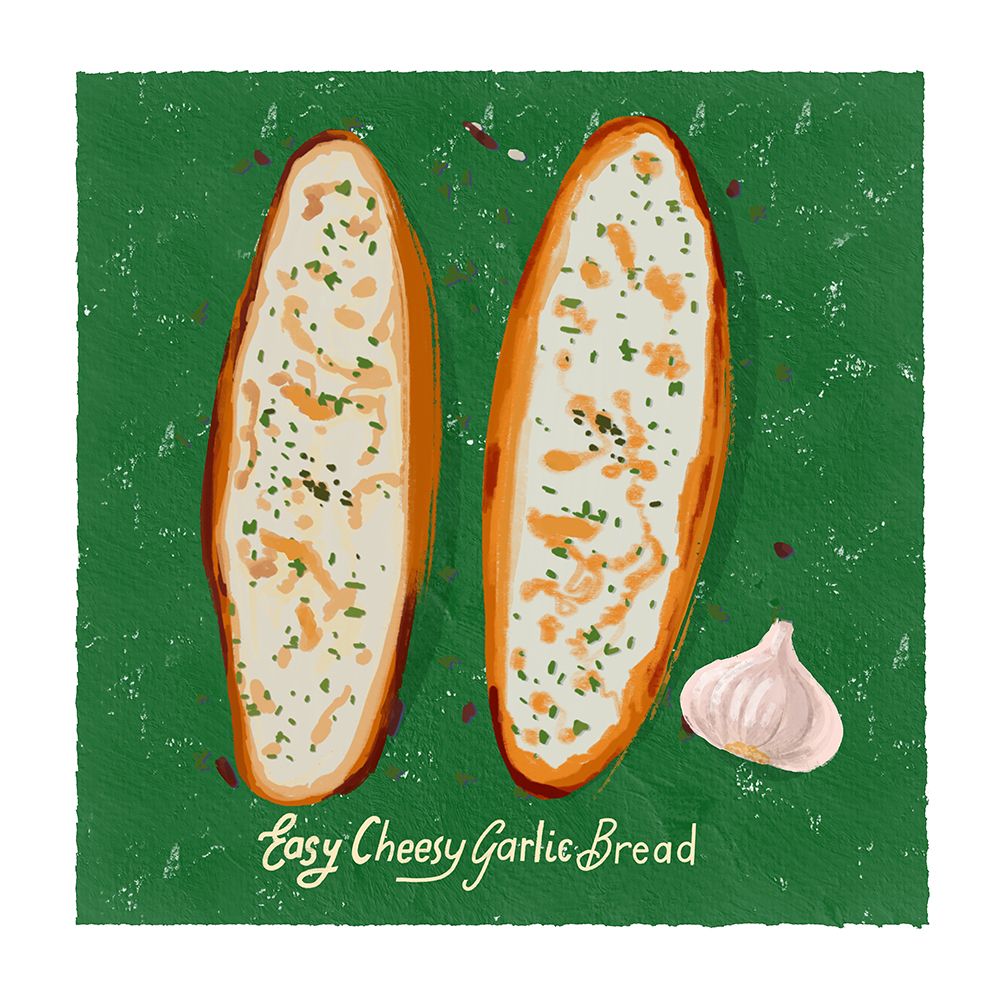 Easy Cheesy art print by Juliet Rose Philips for $57.95 CAD