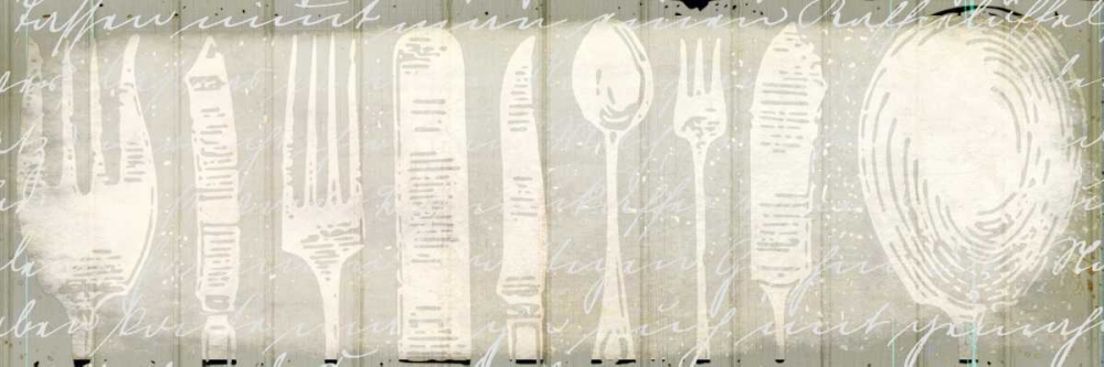 Antique Cutlery art print by Kimberly Allen for $57.95 CAD