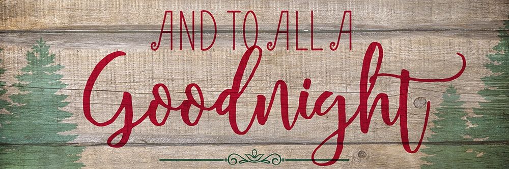 And to All a Goodnight art print by Kimberly Allen for $57.95 CAD