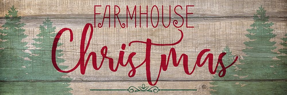 Farmhouse Christmas art print by Kimberly Allen for $57.95 CAD