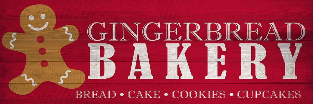 Gingerbread Bakery 1 art print by Allen Kimberly for $57.95 CAD
