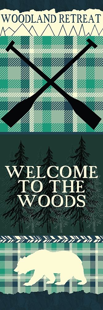 Welcome to the Woods Panel A art print by Allen Kimberly for $57.95 CAD