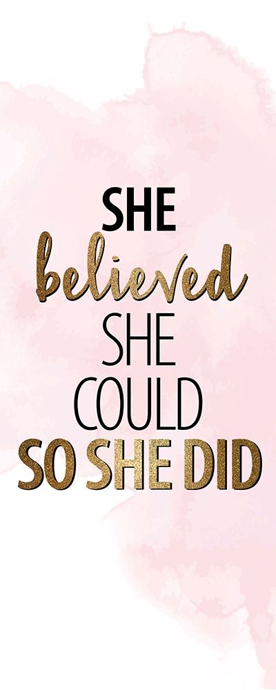 She Believed 6 art print by Kimberly Allen for $57.95 CAD