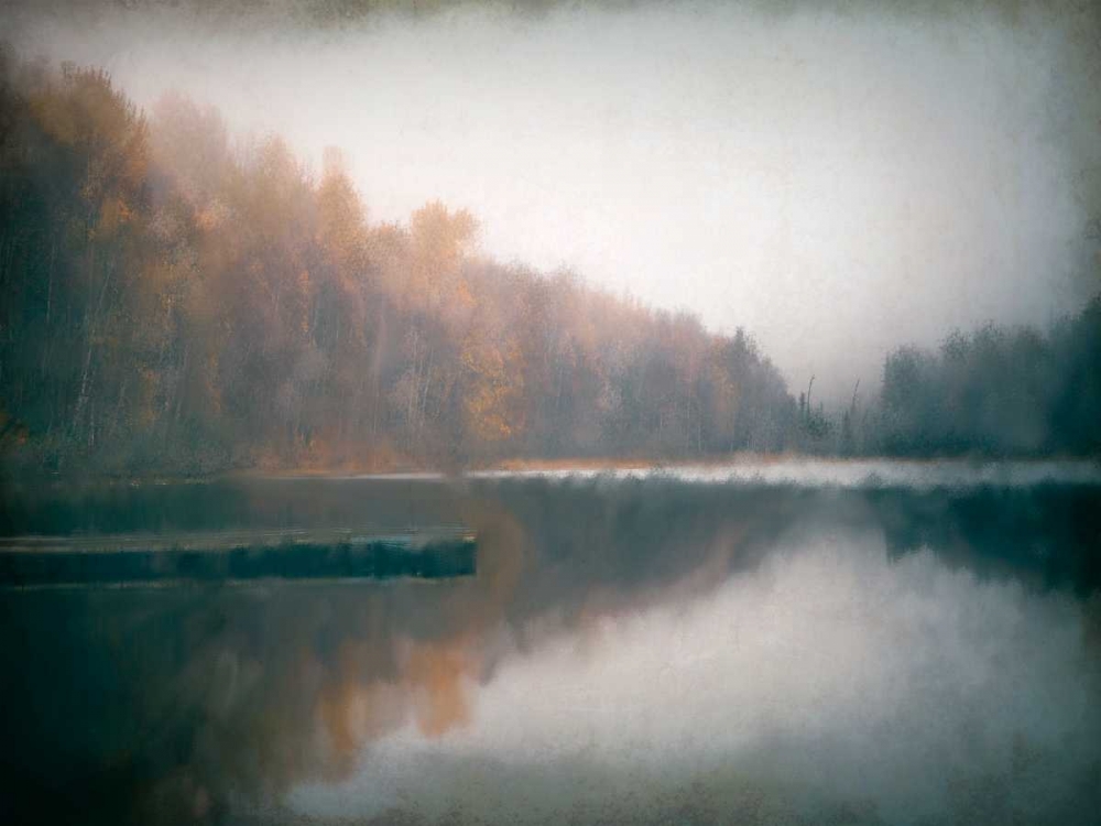 Cloudy Lake art print by Kimberly Allen for $57.95 CAD