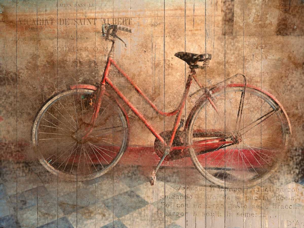 Rusty Bicycle art print by Kimberly Allen for $57.95 CAD