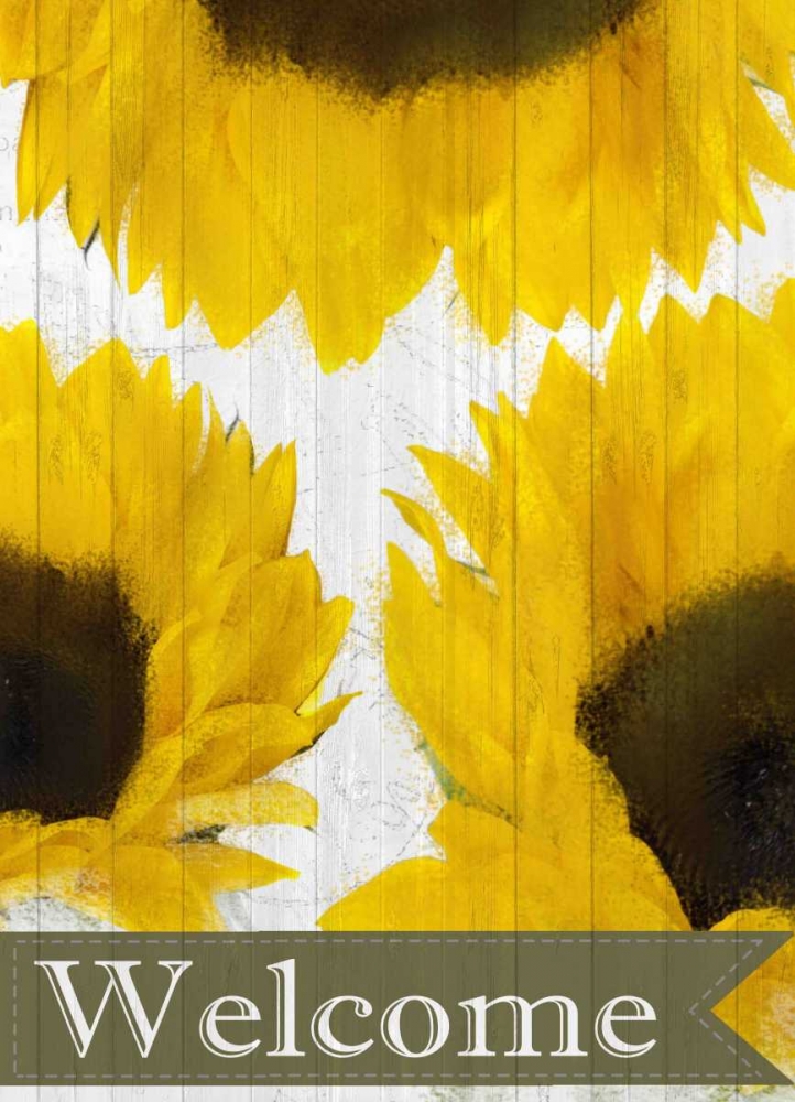 Sunflowers Welcome art print by Kimberly Allen for $57.95 CAD