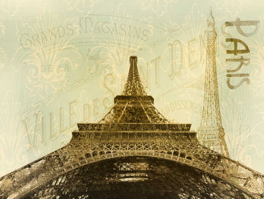 Below The Eiffel Tower art print by Kimberly Allen for $57.95 CAD