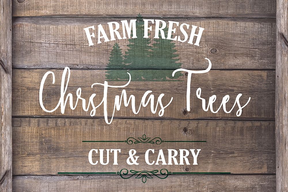 Farm Fresh Christmas Trees art print by Kimberly Allen for $57.95 CAD