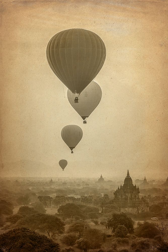 Hot Air Balloon Ride art print by Allen Kimberly for $57.95 CAD