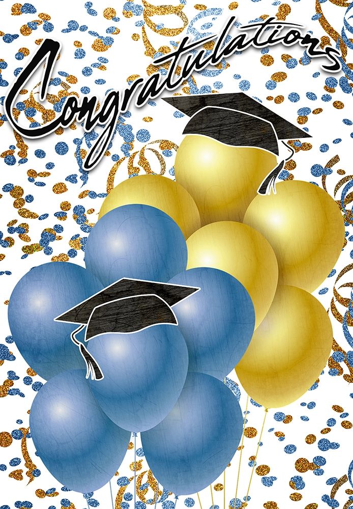 Congratulations Balloons art print by Kimberly Allen for $57.95 CAD