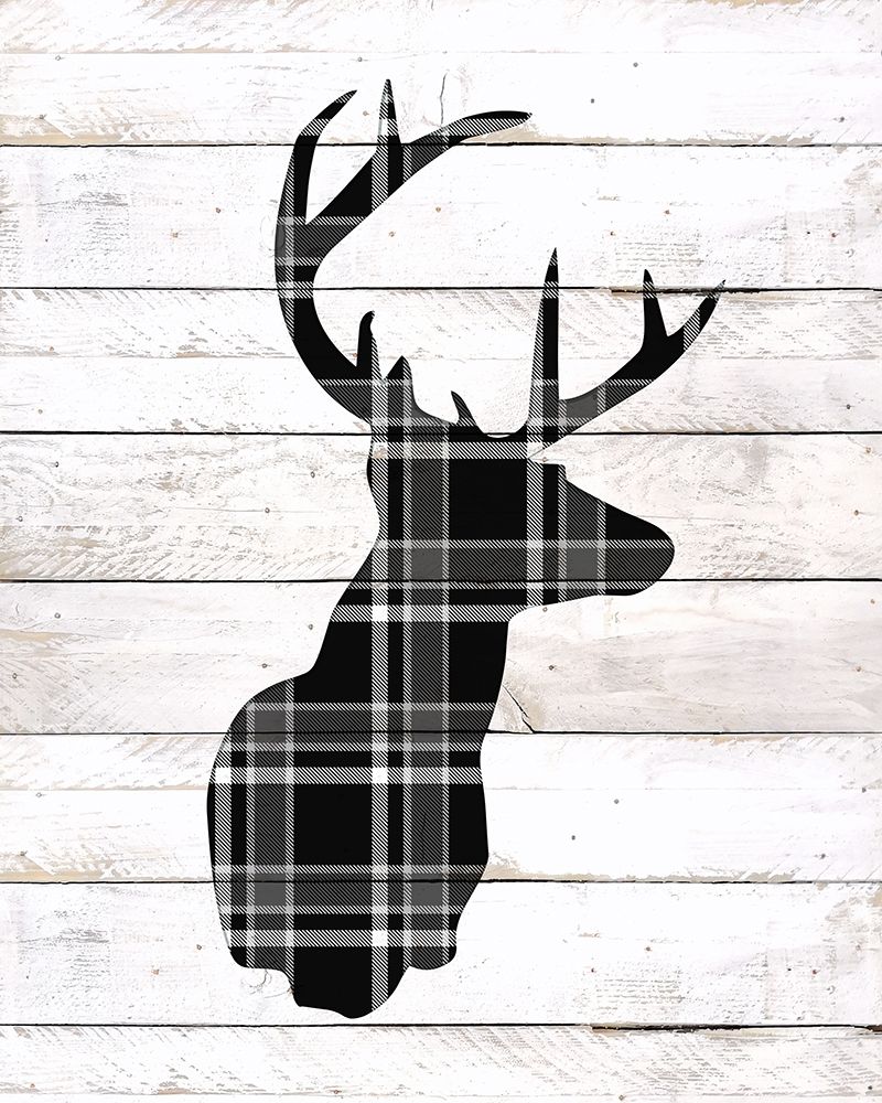 Reindeer Silhouette art print by Allen Kimberly for $57.95 CAD