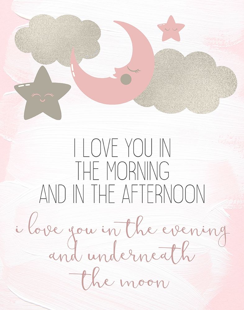 I Love You In Pink art print by Allen Kimberly for $57.95 CAD