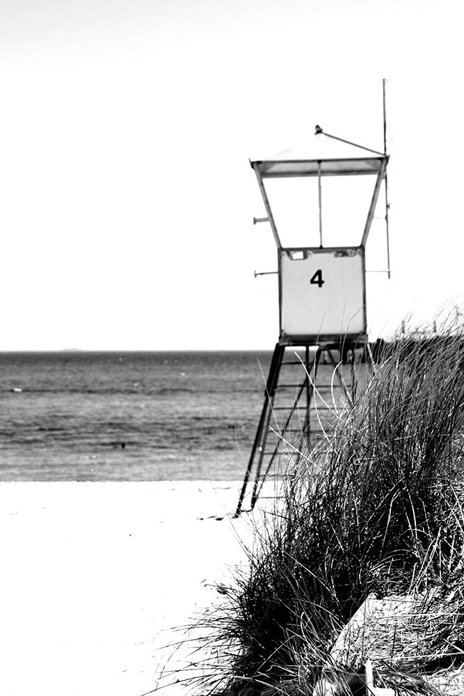 Lifeguard Tower art print by Allen Kimberly for $57.95 CAD