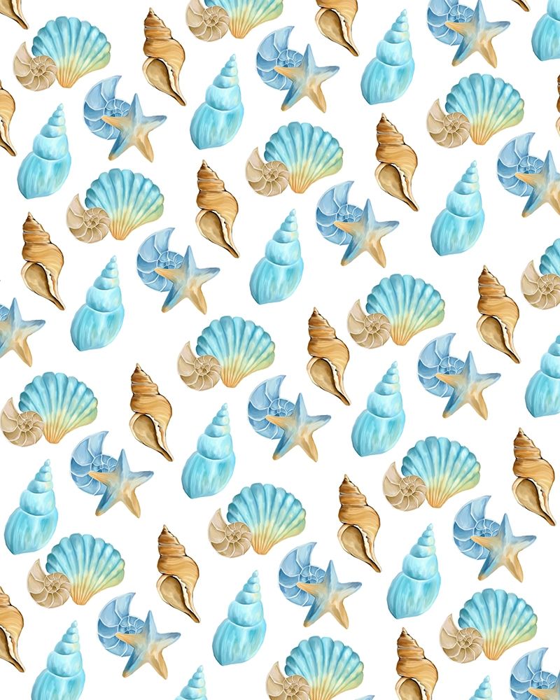Seashore Shells 4 art print by Allen Kimberly for $57.95 CAD