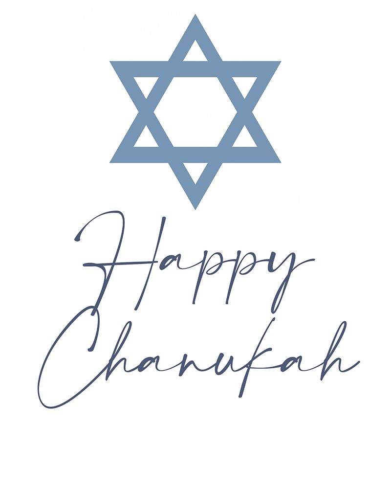 Happy Chanukah art print by Kimberly Allen for $57.95 CAD