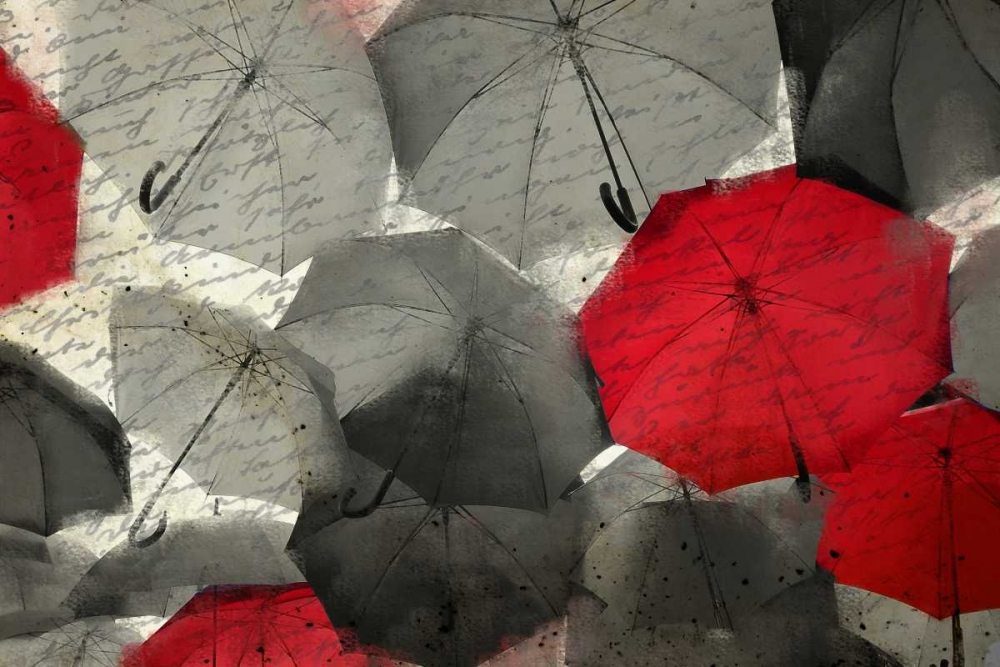 Red Umbrella art print by Kimberly Allen for $57.95 CAD