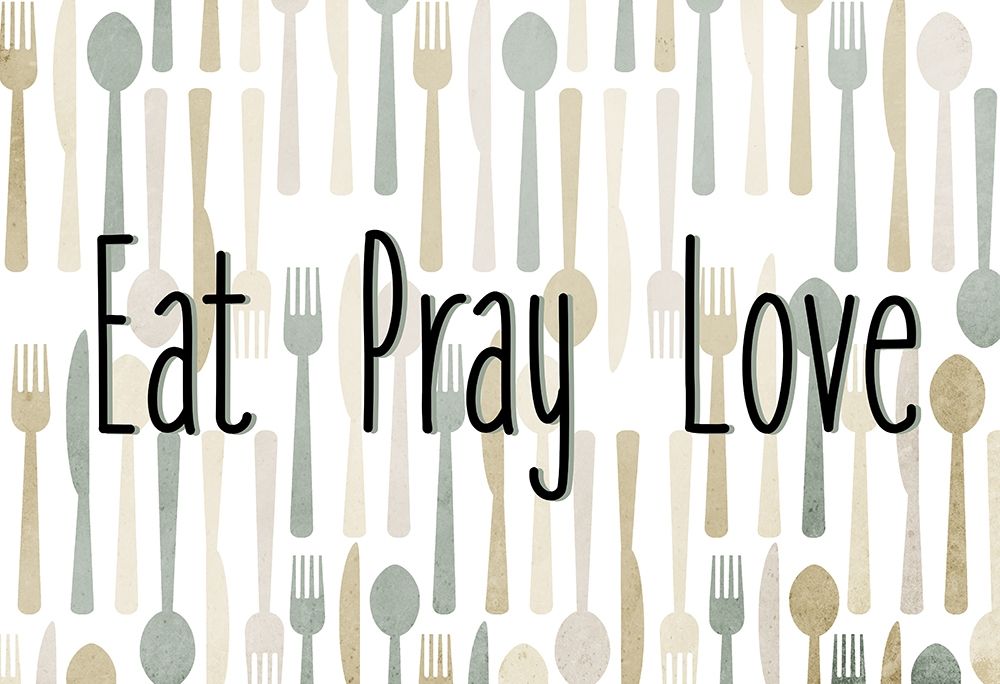 Eat Pray art print by Kimberly Allen for $57.95 CAD