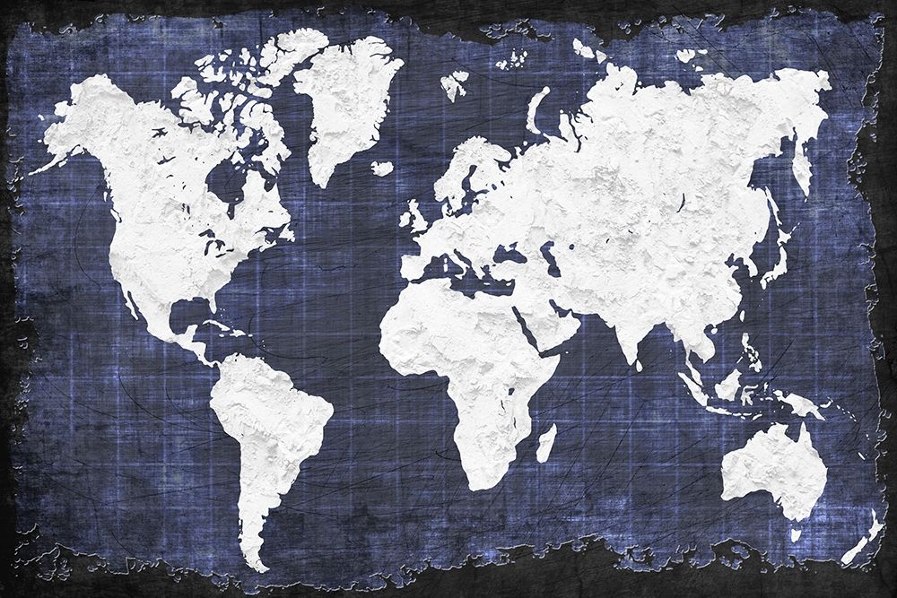 World Map art print by Kimberly Allen for $57.95 CAD
