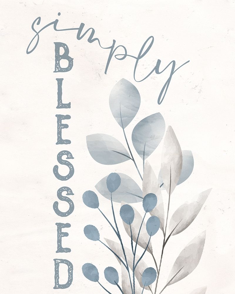 Simply Blessed 1 art print by Kimberly Allen for $57.95 CAD