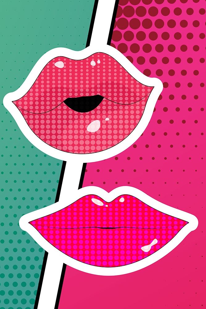 Pop Lips 1 art print by Kimberly Allen for $57.95 CAD