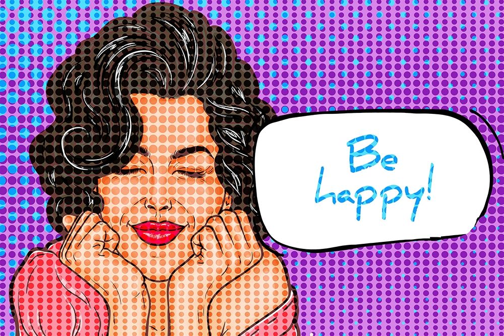Be Happy 1 art print by Kimberly Allen for $57.95 CAD