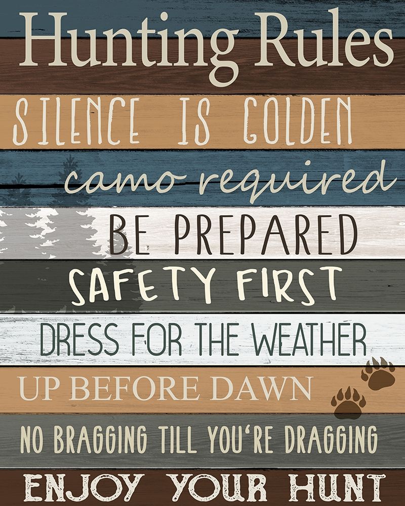 Hunting Rules v2 art print by Kimberly Allen for $57.95 CAD