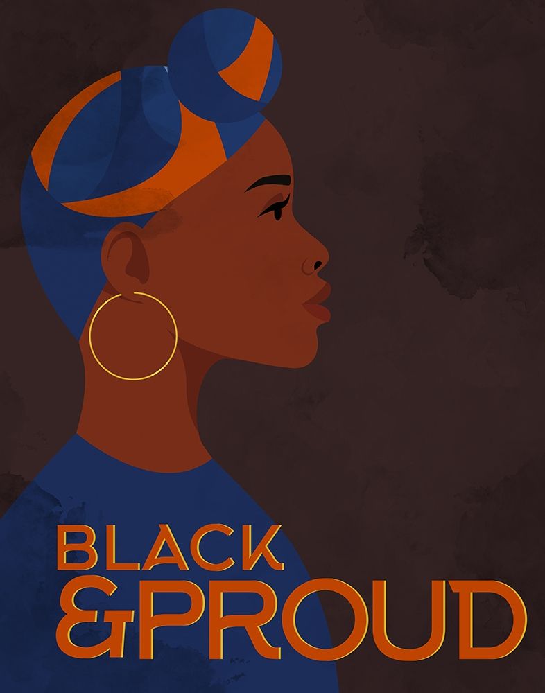 Black and Proud Woman art print by Kimberly Allen for $57.95 CAD