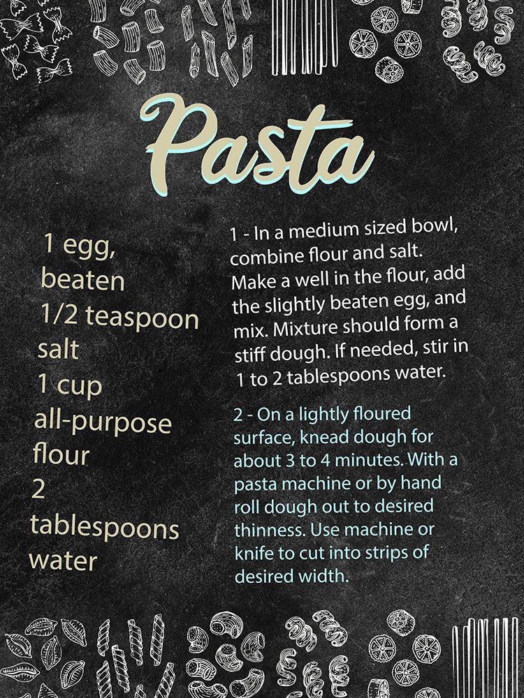 Pasta art print by Kimberly Allen for $57.95 CAD