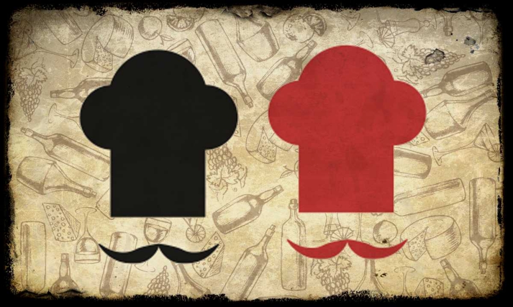 Black and Red Chef art print by Kimberly Allen for $57.95 CAD